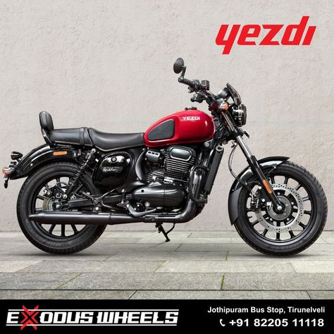 Inferno Red is born of intense forces characterised by the ones who break barriers to reach their destiny. No limits. No leash. Just passion. . Mirroring the elemental qualities of this fierce force is the latest range of Yezdi Roadster - Inferno Red. Choose this side. Know this rush. #JawaYezdiMotorcycles #YezdiRoadster #FireAndIce #InfernoRed #GlacialWhite #Yezdi #NotForTheSaintHearted #Motorcycle #MotorcycleDiaries #exoduswheels #tirunelveli Yezdi Motorcycle, Neo Retro, Hero Motocorp, Motorcycle Helmets Half, Red Motorcycle, Sepeda Motor, Bus Stop, Fire And Ice, Vroom Vroom