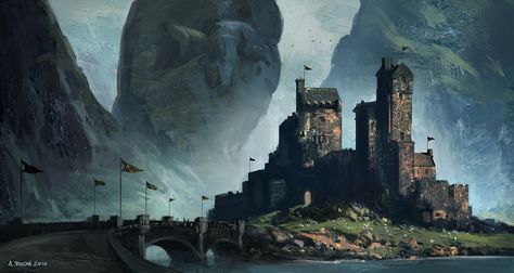 https://www.patreon.com/posts/illustration-09-6630515 Concept Art World, Jaime Lannister, Gra O Tron, Scottish Castles, Fantasy City, Fantasy Castle, Arya Stark, Fantasy Setting, Fantasy Places