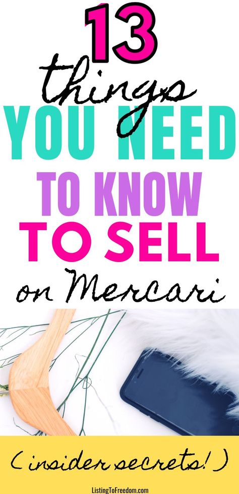 Selling On Mercari, Reseller Tips, Selling On Mercari Tips, Mercari Selling Tips, Best Reselling Apps, How To Sell On Facebook Marketplace, Tips For Selling On Poshmark, How To Be Successful On Poshmark, Reselling Thrift Store Finds