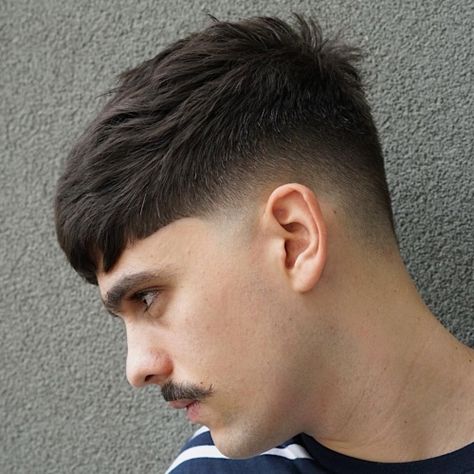 Mid Fade Taper, French Crop Low Fade, Burst Fade Haircut, Faded Haircut, Faded Beard Styles, Very Short Hair Men, Mens Barbershop, Young Men Haircuts, French Crop