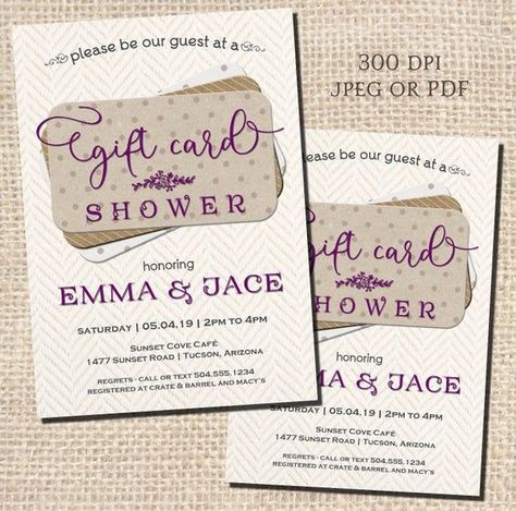 Gift Card Shower Invitations, Gift Card Invitations, Gift Card Shower, Couples Shower Invitations, Bridal Shower Invitations, Digital File Gift Card Shower Invitations, Card Shower Invitations, Kentucky Derby Bridal Shower Invitations, Christmas Bridal Shower Invitations, Shower Invitations Bridal, Couples Bridal Shower Invitations, Bridal Shower Invitation Wording, Bridal Shower Invitations Free, Vintage Bridal Shower Invitations