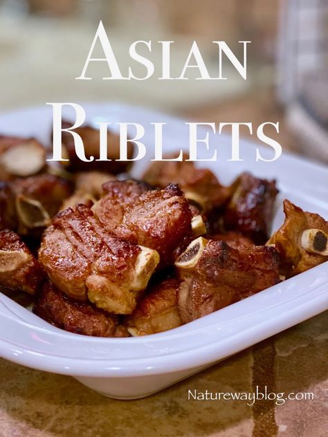 Chinese Riblets Recipe, Asian Riblets Recipe, Asian Pork Riblets Recipe, Pork Riblets Recipe Air Fryer, Pork Riblets Recipe Oven, Pork Riblets Crockpot, Rib Appetizers, Riblets Recipe Oven, Lamb Riblets Recipe