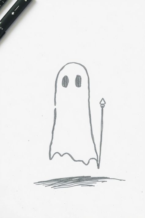 Check Out This Simple Ghost Drawing & 12+ Other Ghost Drawing Ideas! #drawing #drawingideas Ghost Drawing Ideas, Simple Ghost Drawing, Ghost Doodle, Haunted House Drawing, Simple Ghost, Spider Web Drawing, Duck Drawing, Ghost Drawing, Pumpkin Drawing