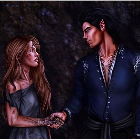 Sarah J. Maas Fan on Instagram: “Rhys and Feyre Under the Mountain Art, I can’t y’all 😭😭😭 ✨ ✨ Credit to the lovely @adamar.art for this beauty ❤️ • • • • • #feyre…” Under The Mountain, Sara J Maas, Roses Book, Feyre And Rhysand, A Court Of Wings And Ruin, Throne Of Glass Series, Sarah J Maas Books, A Court Of Mist And Fury, Look At The Stars