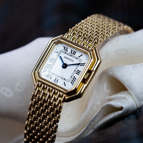 90s Cartier Watch, Cartier Square Watch Women, Cartier Square Watch, Vintage Square Watch, Cartier Vintage Watch, Square Watch Women, Vintage Cartier Watch, Classy Watches, Amsterdam Vintage