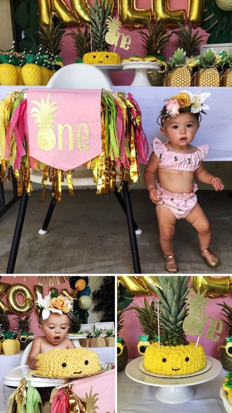 Looking for creative kids birthday party theme ideas & little girl first birthday theme ideas? We threw a party like a pineapple first birthday for our daughter Kolly and it was just the cutest!! I love fruit themed birthday parties for kids & this 1st birthday theme was a total hit with our guests! Girls First Birthday Theme Ideas, Pineapple Birthday Theme, Girl First Birthday Theme, First Birthday Theme Ideas, Pineapple First Birthday, Dolly Parton Birthday, Birthday Theme Ideas, Birthday Parties For Kids, Birthday Party Theme Ideas