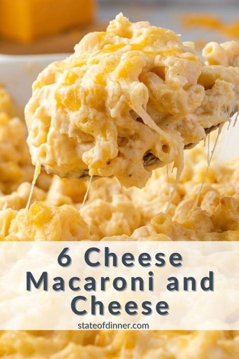 Dominos Mac And Cheese, 6 Cheese Mac And Cheese, Kitchen Dancing, Macaroni Cheese Recipe, Southern Foods, Cheese Macaroni, Casserole Side Dishes, Dinner Experience, Macaroni Cheese Recipes