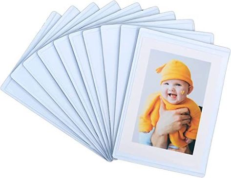 2.5 x 3.5 Magnetic Picture Frame, Instax Mini Frame Photo Magnets for Refrigerator, Small Polaroid Picture Frames 2x3, Photo Sleeve Pocket for Fridge, Wallet Size Picture Frame, Locker Decoration, 10 Pack Wallet Size Picture, Instax Mini Frame, Frame Fridge, Magnetic Picture Frame, Fridge Photos, Polaroid Picture Frame, Instax Mini Camera, Mini Picture Frames, Polaroid Picture