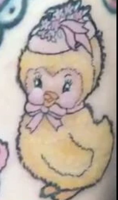 Duckling Tattoo, Melanie Martinez Tattoo, Martinez Tattoo, Doll Tattoo, Mad Hatter, Melanie Martinez, Cute Tattoos, I Tattoo, Winnie The Pooh