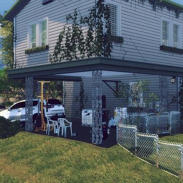 Sims 4 Hood Neighborhood, Hood Sims 4 Mod, Sims 4 Loft Download, Sims 4 Alpha Cc House, Hood House Sims 4, Sims 4 Office Building Lot, Sims 4 Custom Builds, Urban Homes Sims 4, Urban Houses Sims 4