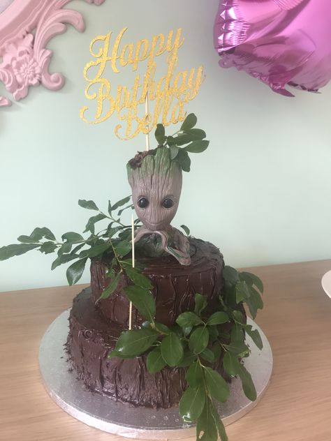 Groot Birthday Party Ideas, Groot Birthday Party, Groot Birthday Cake, Groot Party, Groot Birthday, Galaxy Cake, 9th Birthday Parties, Birthday Stuff, 9th Birthday