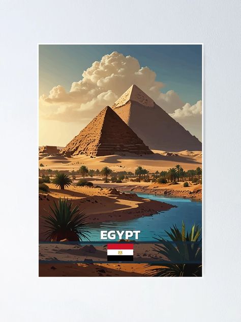 "Egypt Travel " Poster for Sale by Thistle-TShop | Redbubble Egypt Travel, Travel Poster, Travel Posters, Sale Poster, Egypt, Highlights, Wonder, For Sale, Travel