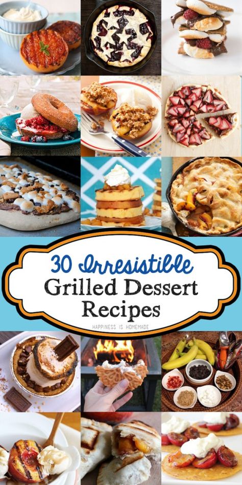 Desserts On Grill, Desert On The Grill, Baking On The Grill, Bbq Desserts Grill, Blackstone Griddle Dessert Recipes, Blackstone Dessert Ideas, Black Stone Dessert Recipes, Blackstone Griddle Desserts, Dessert Blackstone