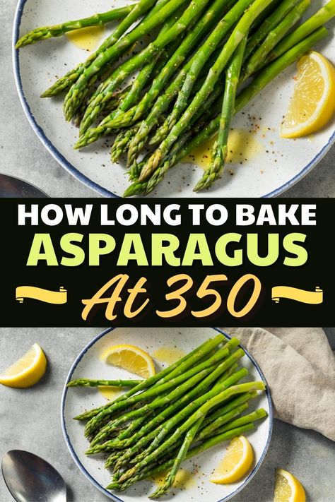 When you know how long to bake asparagus at 350, you know how to make the perfect side dish! Baked asparagus is tender, flavorful, and perfect for any occasion. Perfect Asparagus How To Cook, Perfect Asparagus In Oven, How Long To Bake Asparagus In Oven, How To Bake Asparagus In The Oven, Cooking Asparagus In The Oven, Bake Asparagus In Oven, How Long To Cook Asparagus In Oven, Asparagus Oven Baked, How To Roast Asparagus In The Oven