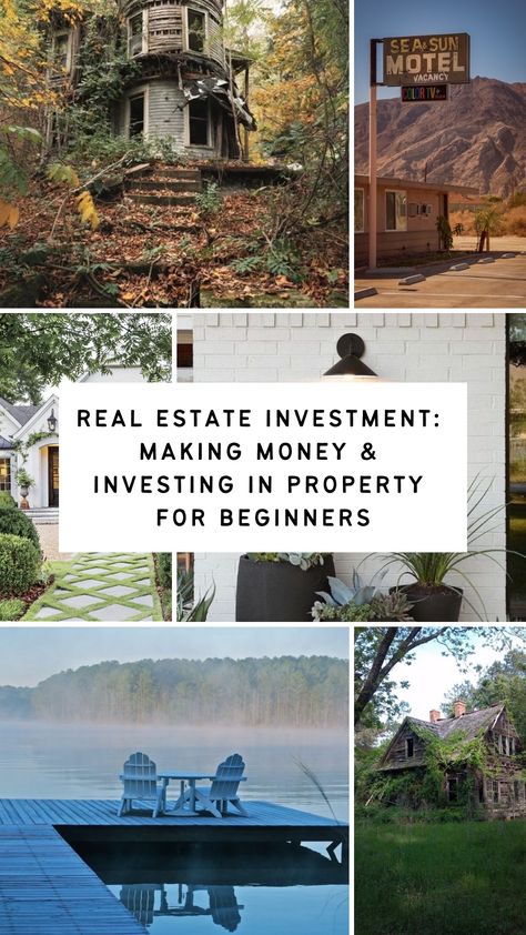 Real Estate Investment: Making Money & Investing In Property for Beginners. What exactly is a real estate investment property & what makes it different from other types of real estate? Investment Property For Beginners, Real Estate For Beginners, Real Estate Investing For Beginners, Real Estate Investing Aesthetic, Realestate Investing, Investing In Property, Best Real Estate Investments, Real Estate Investing Rental Property, Types Of Real Estate