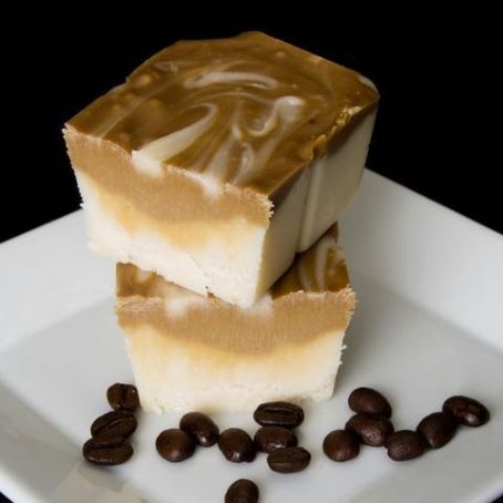 Fudge Flavors Unique, Unique Fudge Recipes, Cappuccino Fudge Recipe, Cappuccino Fudge, Green Bakery, Gourmet Fudge, Coffee Fudge, Homemade Fudge Recipes, Fudge Candy