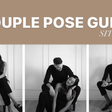 Mel Hwang on Instagram: "ULTIMATE CUTE SITTING COUPLE POSE GUIDE for all of our favourite seated poses in one place 🤍🫶🏻📷 TIPS: - sitting poses are great for couples who have larger height differences (they’re also great if you feel awkward standing for photos) - these are our favourite easy to do poses so that you have them all in one (if they’re too fast, you can screen record or download the video to slow it down to reference) - we chose these specifically because they can be done anywhere Mel Hwang, Seated Poses, Pose Guide, Camera Poses, Couple Pose, Sitting Poses, Posing Guide, Couples Poses, Mood Humor