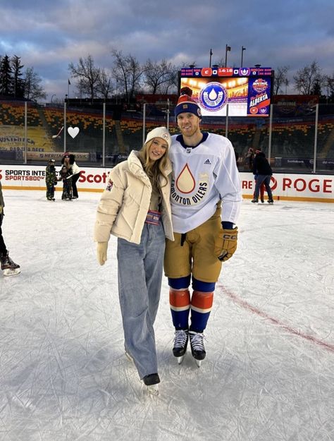 Relationship Vibes, Edmonton Oilers Hockey, Game Day Fits, Oilers Hockey, Connor Mcdavid, Day Fits, Jersey Outfit, Edmonton Oilers, Future Me