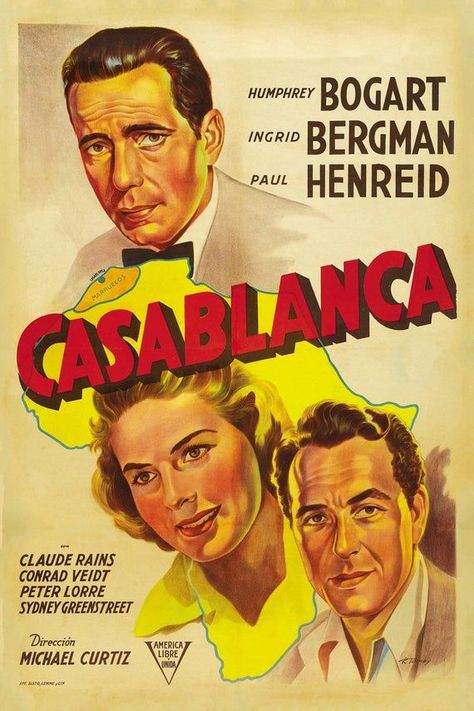 Mommy Film, Casablanca Poster, A Serbian Film, Casablanca Movie, Sherlock Poster, Casablanca 1942, Dylan Mcdermott, Old Movie Poster, Classic Films Posters