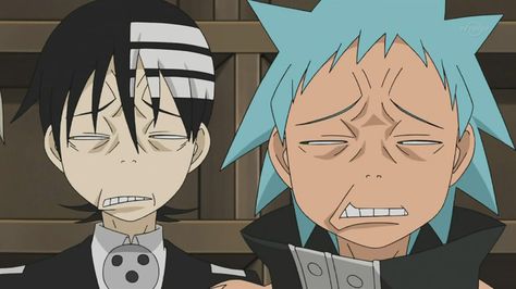 Boku No Pico, Anime Soul, Anime Expressions, Soul Eater, The Kid, Facial Expressions, Black Star, Anime Pfp, Matching Pfps