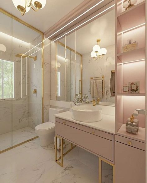 latest bathroom tiles designs indian ideas Latest Bathroom Tiles Design, Pink Toilet, Pink Bathroom Decor, Pink Bedroom Decor, Bathroom Decor Luxury, Bathroom Tile Designs, Renovation Design, Girls Bathroom, Pink Bathroom