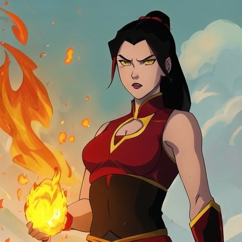 Oc Firebender, Avatar Oc Firebender, Azula Pfp, Avatar Fire Nation, Atla Azula, Fire Bender, Atla Oc, Avatar Legends, Princess Azula