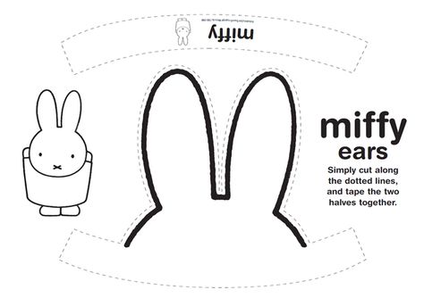 Miffy Ears – Miffy Blogs Nativity Star, Rave Gear, Bunny Party, Craft Packaging, Baby Boy 1st Birthday, Monster Party, Hello Baby, Boy Party, Childrens Party