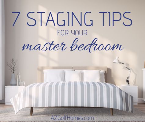 Stage Master Bed, Staging Bedroom, Bedroom Hacks, Staging Ideas, Selling Your Home, Adult Bedroom, Relaxing Places, Bedroom Pictures, Gray Bedroom