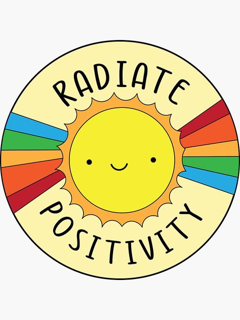 Sun And Rainbow, Nice Wallpapers, Fancy Scarf, Sun Sticker, Stickers Cool, Positivity Stickers, Radiate Positivity, Happy Gifts, Cute Cartoon Drawings