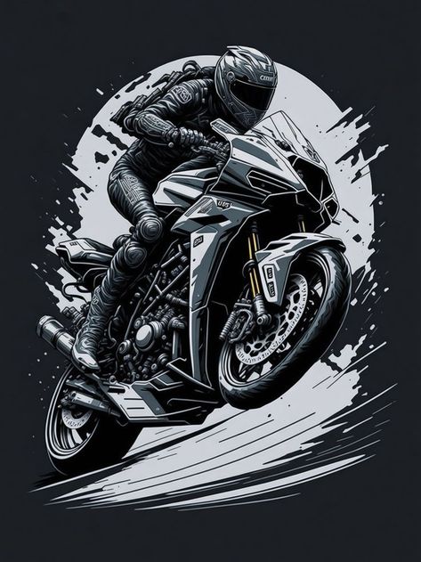 (20+) Facebook Shirt Design Sketch, Motorcycle Logo Design Ideas, Moto Logo Design, Rider Drawing, Biker Logo Design, Motorcycles Logo Design, Anime Motorcycle, Biker Logo, Grafic Art