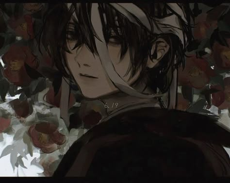 Dazai Osamu, An Anime, Anime Character, Hair, Anime, White, Black, Art