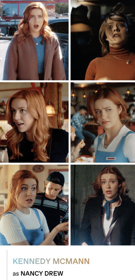 Cw Nancy Drew Outfits, Nancy Drew Hair, Nancy Drew Outfits, Drew Outfits, Nancy Drew Series, Taylor Momsen, Horror Movie Posters, Nancy Drew, Tv Drama