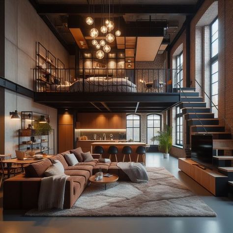 Loft Apartment London, Luxury Room Design, Amsterdam Apartment, Loft House Design, Modern House Facades, Urban Loft, Loft House, Loft Living, Loft Design