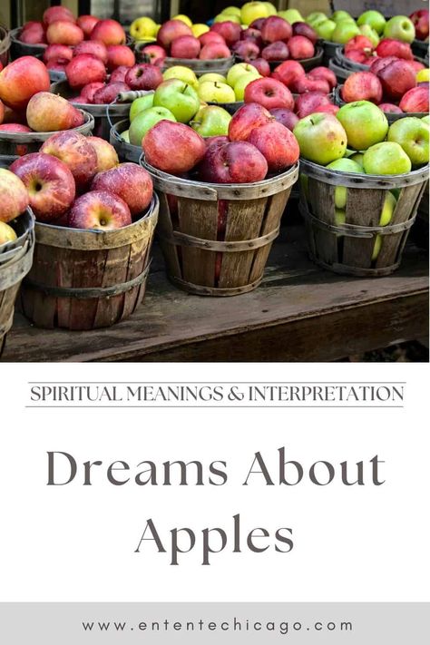 Dreams About Apples (Spiritual Meanings & Interpretation) Apple Meaning, Dream Images, Yellow Apple, Sacred Tree, Ending A Relationship, Dream Meanings, True Identity, Spiritual Meaning, Apple Tree