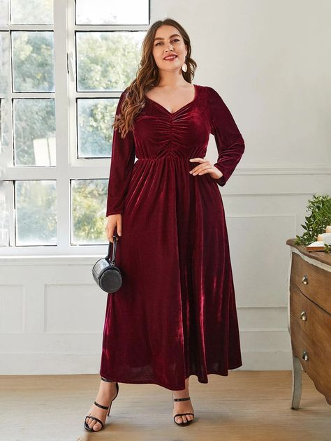 Floral Maxi Skirt Outfit, Velvet Frock, Mesh Prom Dress, Fat Ladies, Whatsapp Profile, Wifey Material, Printed Tunic Dress, Maxi Skirt Outfits, Scoop Neck Dress