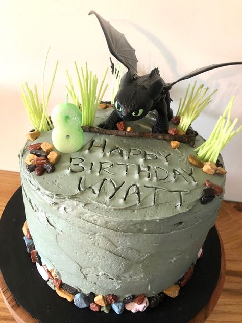 Httyd Birthday Cake, Toothless Dragon Birthday Party, Toothless Cake How To Train Your Dragon, How To Train Your Dragon Theme Party, How To Train Your Dragon Cake Topper, Toothless Cake Ideas, Dragon Themed Birthday Cake, How To Train Your Dragon Birthday Party Ideas, Toothless Dragon Cake Birthday