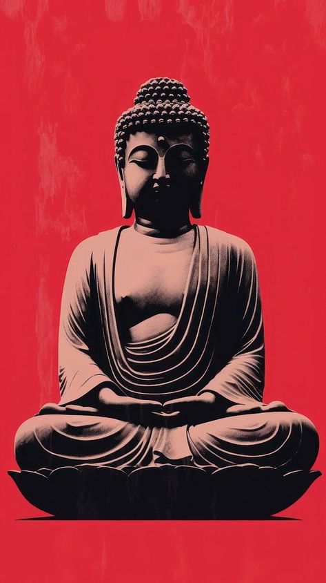 Statue buddha art red. AI generated Image by rawpixel. | premium image by rawpixel.com / Fluke Buddha Illustration, Buddha Wallpapers, Buda Wallpaper, Iphone Background Art, Buddha Wallpaper, Buddha Print, Adidas Wallpapers, Wallpapers Phone, Lord Buddha