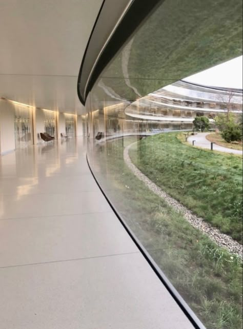 Apple Park Architecture, Apple Park Interior, Rec Center Design, Apple Headquarters, Apple Center, Job Vision Board, Apple Building, Apple Office, Dream Office Space