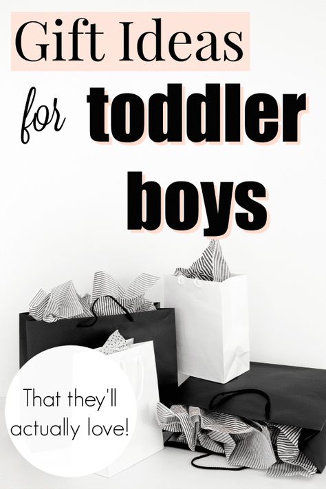 Gift ideas for toddler boys that they'll actually love! #toddler #boys #giftideas #littleboys Christmas Gifts For Toddlers Boys, Gifts For Toddler Boys, Toddler Gift Ideas, Lego Juniors, Toddler Boy Gifts, Toddler Christmas Gifts, Buy Clothes Online, Toddler Gift, Christmas Gifts For Boys