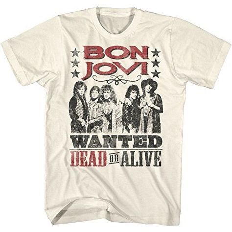 Use link to view item. Dead Or Alive, I'm With The Band, Rock T Shirts, Concert Tees, Bon Jovi, Band Shirts, 가을 패션, The Band, Direct To Garment Printer