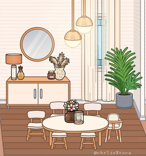 Toca Boca Room Ideas Modern Mansion Dining Room, Toca Boca Dinning Room, Dining Room Toca Boca, Tocaboca Living Room Ideas, Toka Boka World Room, Toca Boca Dining Room Ideas, Toca Boca Dining Room, Tocaboca Room Ideas, Toca Boca Room Ideas Modern Mansion