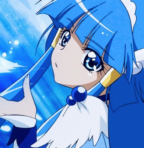 Glitter Force Characters, Batman Art Drawing, Aesthetic Profile Picture Cartoon Soft, Smile Precure, Glitter Force, Beauty Icons, Blue Glitter, Anime Inspired, An Anime