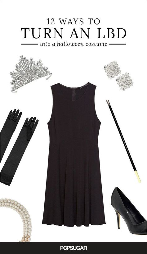 How to turn your little black dress into the chicest Halloween costume you've ever worn. Fashion costumes are always the best costumes. Halloween Crafts For Babies, Halloween Party Ideas Games, Dollar Store Halloween Crafts, Halloween Makeup Looks Scary, Makeup Looks Scary, Halloween Crafts For Preschoolers, Halloween Food Ideas For Parties, Preschool Halloween Crafts, Comic Harley Quinn