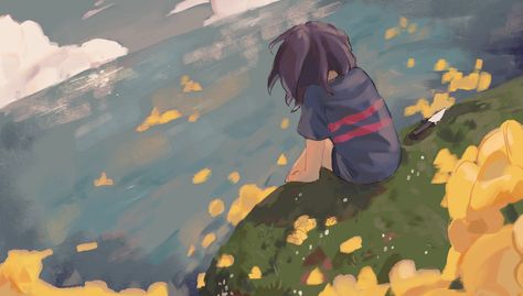 Undertale Storyshift, Undertale Banner, Frisk Fanart, Undertale Background, Undertale Frisk, Undertale Gif, Ut Art, Undertale Cute, Undertale Drawings