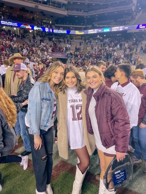 tamu game day Tamu Football Game Outfit, Tamu Game Day Outfit, Game Day Cold Outfit, Game Day Outfit Texas A&m, Classy Game Day Outfit, Texas A&m Game Day, Texas A&m Gameday Outfit, A&m Gameday Outfit, Tamu Gameday Outfits