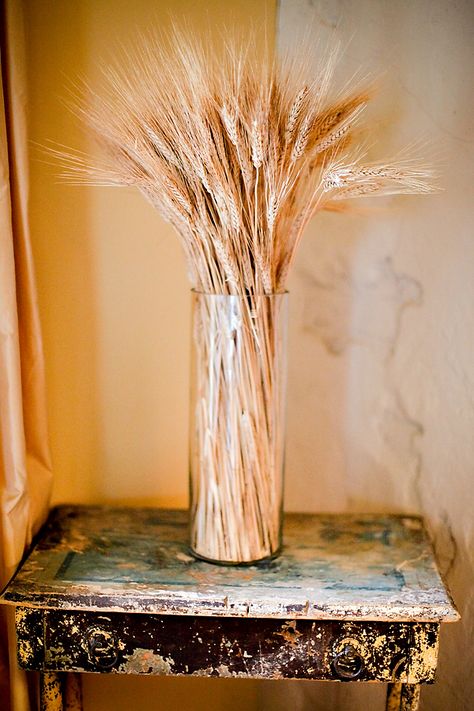 Fall Vase Filler Ideas, French Thanksgiving, Country Thanksgiving Decorations, Fall Vase Filler, Country Thanksgiving, Fall Vase, Wheat Decorations, Wheat Centerpieces, Vase Filler Ideas