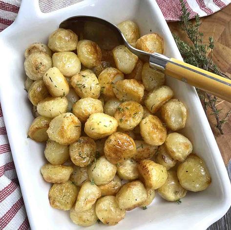 Potatoes Parisienne Parisienne Potatoes Recipes, Parisian Potatoes Recipes, Parisian Potatoes, Parisienne Potatoes, Bbq Bites, Apple Pork Loin, French Side Dishes, Winter Bbq, French Potatoes