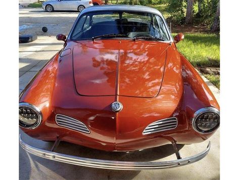 1974 Volkswagen Karmann Ghia for Sale | ClassicCars.com | CC-1389077 Loxahatchee Florida, Karmann Ghia For Sale, Karman Ghia, Vw Karmann Ghia, Volkswagen Karmann Ghia, Karmann Ghia, Air Cooler, Maroon Red, Timeless Design