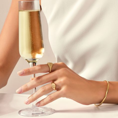 Golden moments with gold rings and a gold bracelet. Perfectly paired with a glass of champagne! 🥂💛 #diamondrings #finejewelry #jewelryaddict #fashion #style #goldjewelry #jewelry #champagne #celebration Champagne Celebration, Golden Moments, Fine Gold Jewelry, Glass Of Champagne, June 30, Diamond Rings, Gold Jewelry, Gold Rings, Champagne