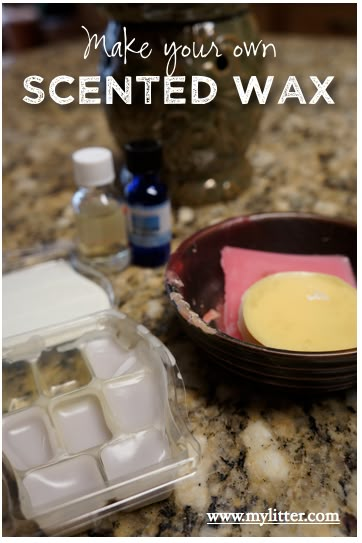 Make your own scented wax cubes from old scented candles, or from tarts that have lost their scent. Diy Scentsy, Frozen Diy, Scentsy Recipes, Homemade Goods, Homemade Things, Organizing Life, Candle Crafts, Homemade Ideas, Diy Scent